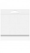 Headerbeutel 31,8x30,9cm mit Schutzverschluss (100 Stück) [HB12XPC]