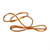 Dekorative Schleifen metallisch Kupfer 40,5cm (50 Stück) [16MC]
