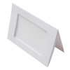 Glückwunschkarten Weiß mit 10x15 rechteckiger Schnitt - Außengröße für 10,8x15,8 bis 12,5x17,5cm Druck 240g 13x17,8cm (25 Stück) [PJ00113]