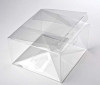 Klarsichtschachteln 13,7x13,7x7,6cm Lebensmittelecht mit Automatikboden (25 Stück) [PLB201]