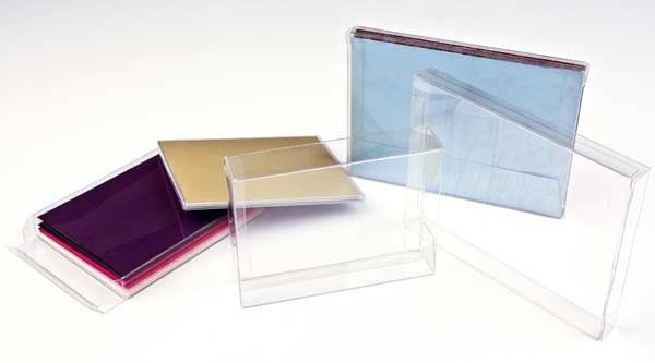 Klarsichtschachteln 16,2x2,5x16cm Kristallklar (25 Stück) [FB81]
