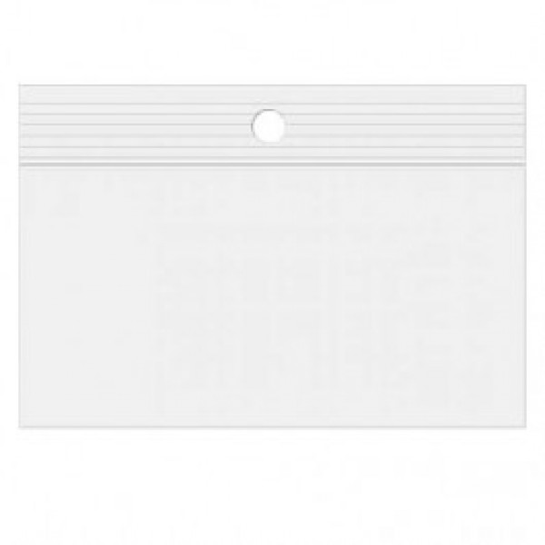 Druckverschlussbeutel mit Hangloch 7,5x5cm Kristallklar PP 50 Mikron (100 Stück) [ZR32]