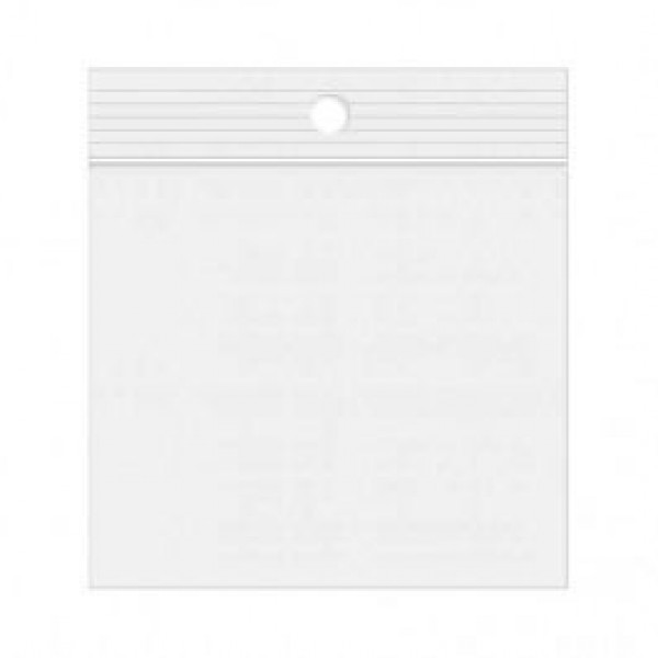 Druckverschlussbeutel mit Hangloch 32x32cm PE 50 Mikron (100 Stück) [2PR12H]