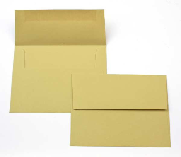 Umschläge Gold/Grün 18,4x13,3cm (50 Stück) [EC011]