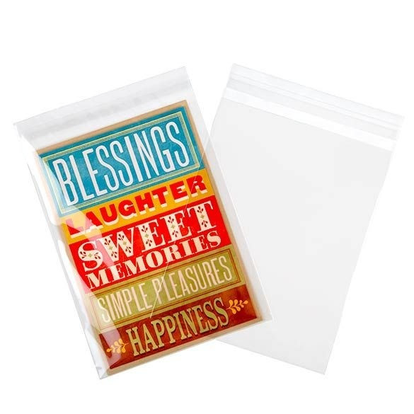 Klappenbeutel 16,3x21cm Hochtransparent (100 Stück) [B86]