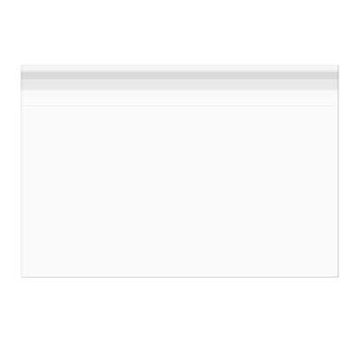Klappenbeutel 9,5x6cm Hochtransparent (100 Stück) [B3X2XL]
