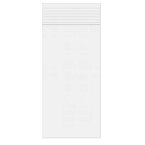 Druckverschlussbeutel 7,5x20,5cm PE 50 Mikron (100 Stück) [2PE38]