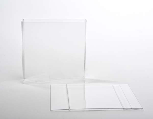 Aufschiebedeckel Klar 10,6x2,7x10,8cm (25 Stück) [SC99]