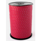 Kräuselband mit Punkte Burgund 10 mm x 225 mtr (1 Rolle) [HV-PLS10BU]