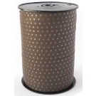 Kräuselband mit Punkte Braun 10 mm x 225 mtr (1 Rolle) [HV-PLS10BR]