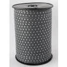 Kräuselband mit Punkte Grau 10 mm x 225 mtr (1 Rolle) [HV-PLS10GR]