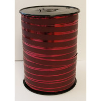 Kräuselband Glänzend / matt Burgund 10mm x 225 mtr (1 Rolle) [HV-PLG10BU]