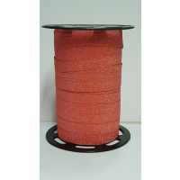 Kräuselband Lido Glitzer Rot 10mm x 100 meter (1 Rolle) [HV-LID10R]