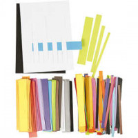 Quilling-Set / Web-Set, B 10+15+25+35 mm, L 21 cm, 1 Pck. [HOB-11720]