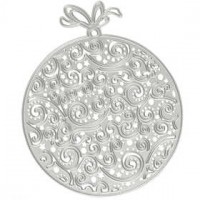 Stanz- und Präge-Schablone, D: 9,2x11,2 cm, Weihnachts-Ornamente, 1Stck [HOB-11756]