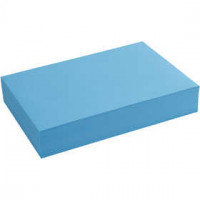 Farbiges Papier, A4 210x297 mm,  80 g, Blau, 500Bl. [HOB-20411]