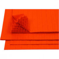 Harmonika-Papier, Blatt 28x17,8 cm, Orange, 8Bl. [HOB-20499]