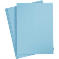Karton, A4 210x297 mm, 210 g, 10 Bl., Himmelblau [HOB-21185]