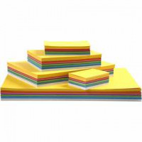 Karton in Frühlingsfarben,  A2+A3+A4+A5+A6 ,  180 g, Sortierte Farben, 1800Bl. sort. [HOB-21430]