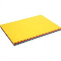 Karton in sortierten Farben, A2 420x600 mm,  180 g, Sortierte Farben, 20Bl. sort. [HOB-214320]