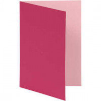 Briefkarte, Pink/Rosa, Größe 10,5x15 cm,  250 g, 10Stck. [HOB-216009]