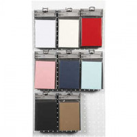 Cards, size 10.5x15 cm, 220 g, 8x10 packs, asstd. colours [HOB-216023]
