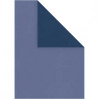 Briefpapier, Hellblau/Dunkelblau, A4 210x297 mm,  100 g, 20Bl. [HOB-218004]