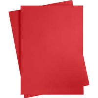 Plakatkarton, Blatt 497x697 mm,  270-300 g, Weihnachtsrot, 10Bl. [HOB-22915]