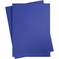 Plakatkarton, Blatt 497x697 mm,  270-300 g, Königsblau, 10Bl. [HOB-22921]
