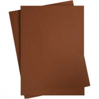 Plakatkarton, Blatt 497x697 mm,  270-300 g, Kaffeebraun, 10Bl. [HOB-22925]