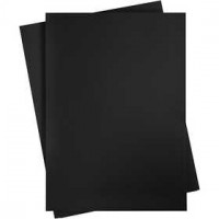 Plakatkarton, Blatt 497x697 mm,  270-300 g, Kohlschwarz, 10Bl. [HOB-22927]