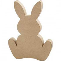 Osterhase, H 25 cm, Tiefe 2,5 cm, 1Stck [HOB-26517]