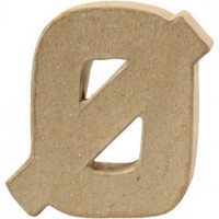 Buchstabe, klein, Ø, H 10 cm, Stärke: 2 cm, 1Stck [HOB-26595]