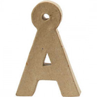 Buchstabe, klein, A, H 10 cm, Stärke: 2 cm, 1Stck [HOB-26596]