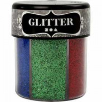 Glitter, Sortiment, sortierte Farben, 6x13g [HOB-28429]