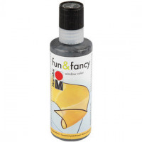 Fun & Fancy - Konturfarbe, Kontur soft schwarz, 80ml [HOB-30002]