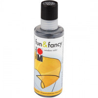 Fun & Fancy -Konturfarbe, Schwarz, 80ml [HOB-30003]