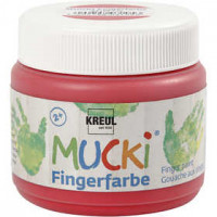 Fingerfarbe, Rot, 150ml [HOB-34760]
