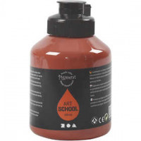 Pigment Art School-Farbe, Siena gebrannt, Halb-opak, , 500ml [HOB-35418]