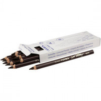 Super Ferby 1 Buntstifte, Mine: 6,25 mm, L 18 cm, Dunkelbraun, 12Stck. [HOB-38367]