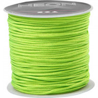 Macramé-Kordel, Stärke: 1 mm, Neongrün, 28m [HOB-41722]
