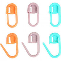 Maschen-Marker, L 22 mm, Grün, Lila, Orange, 30Stck. [HOB-42207]