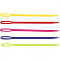 Stricknadel, L 7 cm, Sortierte Farben, 5Stck. [HOB-422090]