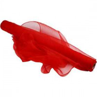Organzastoff, B 50 cm, Rot, 10m [HOB-44662]