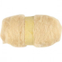 Kardierte Wolle, Hellhautfarben, 100g [HOB-451780]