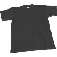 T-Shirt, Größe 3-4 Jahre, B 32 cm, Schwarz, Rundhals, 1Stck [HOB-47220]