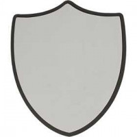 Schild, Größe 30x35,5 cm, Stärke: 1,5 cm, Grau, 5Stck. [HOB-49886]