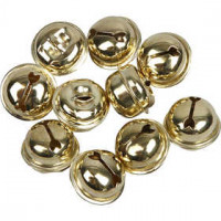 Glöckchen, D: 13+15+17 mm, Gold, 12sort. [HOB-500120]