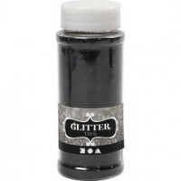 Glitter, Schwarz, 110g [HOB-51267]