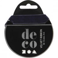 Samtband, B 15 mm, Blau, 4m [HOB-51316]